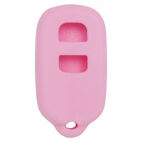 Keyless2Go New Silicone Cover Protective Case for Remote Key Fobs with FCC GQ43VT14T HYQ12BAN HYQ12BBX - Pink