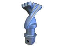 Gogad Dirt Auger Carbide Pilot 4" Wide tip D shank Bobcat, Pengo,McMillen