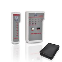 HDMI High Definition Cable Tester - Battery Operated HDMI Connector Line Finder, Continuity Checker, Wire Tracker w/ LED Light Indicator - Test Up to 19 Type A HDMI Cables - Pyle PHCT85