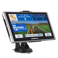 GPS Navigation for Car,Truck,CARRVAS 7 Inch Voice Turn Direction Guidance,Support Speed and Red Light Warning Pre-Installed US, Mexico,Canada + South America Maps