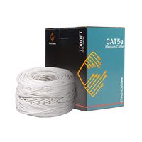 CAT5e Plenum CMP Rated 1000Ft, Fluke Test Passed 24AWG 4Pair, 350MHz Solid Conductor Network Cable Unshielded Twisted Pair (UTP), Bulk Ethernet Cable White iTechCables