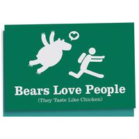Tree-Free Greetings EcoNotes 12 Count Bears Love People All Occasion Notecard Set with Envelopes, 4 x 6 Inches (FS56708)