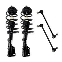 Detroit Axle - Front - Both (2) Front Complete Strut & Spring Assembly with (2) Sway Bar End Links - Front - NOT FOR NIVOMAT SUSPENSION For - 2008-2018 Chrysler Town & Country& Dodge Grand Caravan