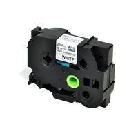 SuperInk 1PK Compatible for Brother HSe-251 HSe251 HS-251 HS251 Black on White Heat Shrink Tube Label Tape use in PT-D600 E500 E500VP E550W PT-P700 PT-P750WVP Printer (0.92''x 4.92ft, 23.6mm x 1.5m)