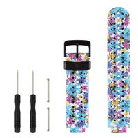 Tkasing for Garmin Forerunner 235 Watch Bands,Replacement Accessory Silicone Sport Wristband/Strap/for Garmin Forerunner 220/230/620/630/735XT/235Lite (Garmin 235 Band-Retro)