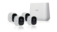 Arlo Pro - Wireless Home Security Camera System with Siren | Rechargeable, Night vision, Indoor/Outdoor, HD Video, 2-Way Audio, Wall Mount | Cloud Storage Included | 4 camera kit
