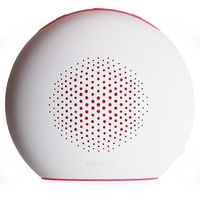 Boompods Doubleblaster 2 Intelligent Bluetooth Speaker (White/Pink) - Gesture Controls - Big Bass - Splashproof - 8 Hour Recharable Battery