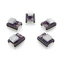 Witbot DRV8825 Stepper Motor Driver Module 4-Layer with Mini Heat Sink for 3D Printer RP1.4 A4988(Pack of 5pcs)