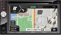 Jensen VX7528 Multimedia Navigation DVD In-Dash Receiver, 6.2" Motorized Retractable LCD Touchscreen Display, 50Wx4 Channels Peak Power, AM/FM Tuner with 18FM/12AM Presets, Remote Control Included