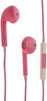 E-XUJING Quality Colorful Headphone Earphone Earbud Volume with Remote headsets-Pink