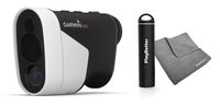 Garmin Approach Z80 Golf Rangefinder [with GPS] Power Bundle | Includes PlayBetter Portable USB Charger & PlayBetter Microfiber Towel | Hybrid GPS/Laser, Slope (with Charger & Microfiber Towel)