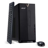 Acer Aspire TC-885-UA92 Desktop, 9th Gen Intel Core i5-9400, 12GB DDR4, 512GB SSD, 8X DVD, 802.11AC Wifi, USB 3.1 Type C, Windows 10 Home