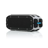 Braven BRV-Pro Wireless Bluetooth Speaker With 15 Hours of Wireless Playtime, Black / Silver / Cyan