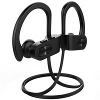 Mpow Flame Bluetooth Headphones Sport IPX7 Waterproof Wireless Sport Earbuds, Richer Bass HiFi Stereo in-Ear Earphones, 7-9 Hrs Playback, Running Headphones W/CVC6.0 Noise Cancelling Mic, Black
