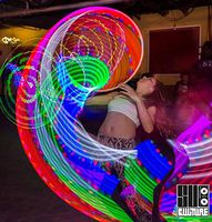 Custom OD, 3/4" HDPE - Rainbow Strobe (Ultra Bright) 50xLED's super high density w Charger & Battery (36" OD)