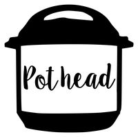 Pot Head 5.5" x 5.5" Vinyl Decal Sticker for Instant Pot InstaPot Pothead - 20 Color Options - Green