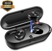 True Wireless Earbuds in-Ear Stereo Bluetooth Headphones Noise Cancelling Wireless Earphones Sport Earbuds with Mic and Charging Case for Smart Phones