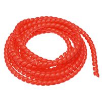 uxcell Flexible Spiral Tube Wrap Cable Management Sleeve 8mm X 12mm Computer Wire Manage Cord 3 Meters Length Red