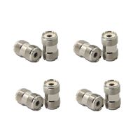 BestTong 8 Pcs UHF PL-259 Female to UHF PL-259 Female Coaxial Adaptor Connector Coupler Joiner for CB Ham Radio Antenna