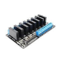 WINGONEER 5V 8-Channel Solid State Relay High Level Trigger SSR Module Board for Arduino ARM DSP PIC With Resistive Fuse