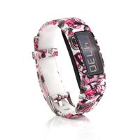 Tkasing Colorful Silicone Replacement Bands with Metal Clasps for Garmin Vivofit 2 to (No Tracker, Replacement Bands Only) (1 Color M)