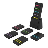 Sunvito Key Finder,Wireless RF Item Locator Key Tracker Anti-Lost Alarm Keychain,Key,Pet,Wallet,Cell Phone,Luggage Tracker(1 RF Transmitter and 5 Receivers)