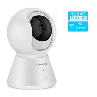 Tovendor 1080P IP Camera WiFi Pet Camera Baby Monitor with Clear IR Night Vision, Motion Tracking 2-Way Audio and Cloud Service, 5s to Connect