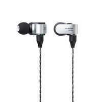 Elecom Hybrid Sealed High Resolution Corresponding Canal Earphone Silver Ehp-r / Hh1000asv