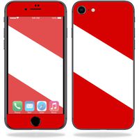 MightySkins Skin Compatible with Apple iPhone 8 - Scuba Flag | Protective, Durable, and Unique Vinyl Decal wrap Cover | Easy to Apply, Remove, and Change Styles | Made in The USA