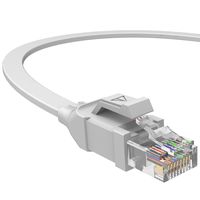 CableGeeker Ethernet Cable 25ft (Upgrade 30 AWG and Unique Patented) - Cat6 Ethernet Cable Support Cat5/Cat5e Network 250MHz 1Gbps - Flat Internet Network LAN Computer Cable for Xbox Modem Router