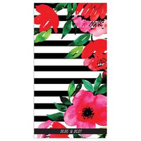 2020-2021 Classic Floral Stripe 2-Year Small Pocket Planner Calendar