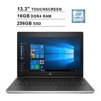 2019 Premium HP ProBook 430 13.3 Inch FHD Touchscreen Laptop (Intel Core I5-8250U up to 3.4 GHz, Quad Cores, 16GB DDR4 RAM, 256GB SSD, WiFi, Bluetooth, HDMI, Windows 10 Pro) (Silver)