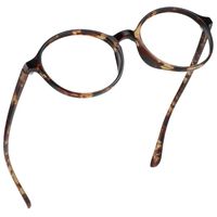 LifeArt Customized Prescription Glasses, Blue Light Blocking Glasses, Anti Eyestrain, Computer Reading Glasses, Gaming/TV Glasses for Women and Men, Anti UV, Anti Glare (Tortoise, 3.00 Magnification)