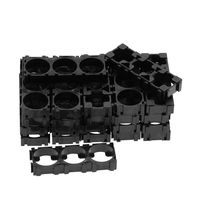 ZRM&E 40PCS 18650 Lithium Battery Triple Holder Bracket 3 Cell DIY Battery Storage Box Protection Board