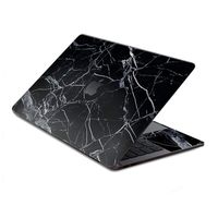 Skins for Apple MacBook Pro 13 inch Retina Touch Bar Laptop Skin Vinyl Stickers Decal, Fits Model A1706, A1708, A3164, A1989, A3358 - Black Marble Granite White