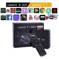 Android 7.1 TV Box MX Pro 4K RK3229 Quard-core Wi-Fi Embedded UHD T Smart TV Box 1GB 8GB MX Pro Support USB 2.0 2.4GHz WiFi 3D 4K Full HD H.265 100M Ethernet 2019 New TTV Box