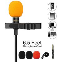 PoP voice Upgraded Lavalier Lapel Microphone, Omnidirectional Condenser Mic for Apple iPhone iPad Mac Android Smartphones, YouTube, Interview, Studio, Video, Recording,Noise Cancelling Mic