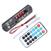 fosa TFM01BT+U-DX Bluetooth 5.0 Audio Decode Board Support AUX, FM, USB, TF 4 Colors Screen FM APE FLAC Decode Board Module LCD Display FM Audio Decoder Board