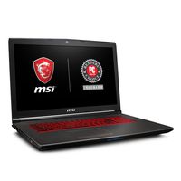 MSI GV72 8RE-007 17.3" Thin and Light Gaming Laptop GTX 1060 3G i7-8750H (6 Cores) 16GB 256GB SSD + 1TB Windows 10, VR Ready, Windows 10 64 bit