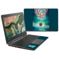 MightySkins Skin Compatible with Lenovo 300e Chromebook 11.6" (2018) - Elephant Balloons | Protective, Durable, and Unique Vinyl Decal wrap Cover | Easy to Apply, Remove | Made in The USA