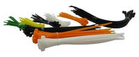 QualGear CT1-MC-200-P Self-Locking Cable Ties, Assorted, 200/Poly Bag