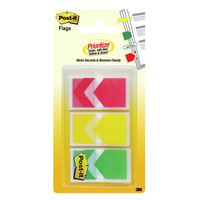 Post-it Prioritization Flags, Sticks Securely and Removes Cleanly Without Damaging Documents.94 in. x 1.7 in, (682-ARR-RYG)