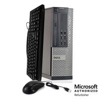 Dell Optiplex 990 Workstation, Intel Core i5-2400 3.1 GHz, Up to 16GB RAM, Up to 2TB SATA HDD, Optional SSD, Peripherals, DVD-RW, Windows 10,  (Renewed)