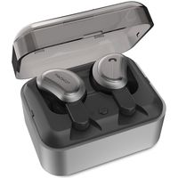 Wireless Headphones - True Bluetooth Headphones Stereo Bass Mini Headset Share in-Ear Earphones with Portable Rechargeable Cockpit for Sports Office Trave(Black)