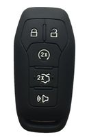 Rpkey Silicone Keyless Entry Remote Control Key Fob Cover Case protector For 5 Button 2015 2016 Ford Mustang Lincoln MKZ MKC MKX M3N-A2C31243300 EJ7T-15K601-AF 164-R7991