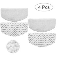 4 Pack Bissell Washable Microfiber Steam Mop Pads Replacement for Bissell Powerfresh Steam Mop 1940 1440 1544 1806 2075 Series, Models 19402 19404 19408 1940A 1940Q 1940T 1940W (4 PCS)
