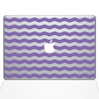 The Decal Guru Chevron Pattern Decal Vinyl Sticker, 13" MacBook Air, Lavender (1383-MAC-13A-LAV)
