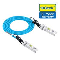 [Blue Cable] 10G SFP+ DAC Cable - 10GBASE-CU Passive Direct Attach Copper Twinax SFP Cable for Ubiquiti Devices, 0.5m