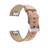 Leather Bnad straps, RTYou(TM) Hot Sales Fitbit Charge 2 Strap,Classic Leather Wristband With Metal Connectors For Fitbit Charge 2 (Rose Gold)
