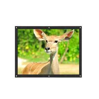 InKach Projection Screen - Foldable 3D HD Movie Screen for Home Theater Outside - Portable Projection Screen Kit (84 Inch)